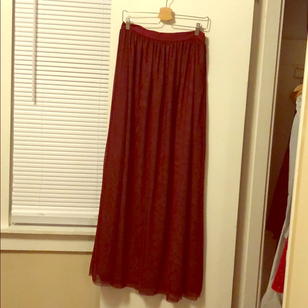 Garnet Maxi Skirt, tags on!